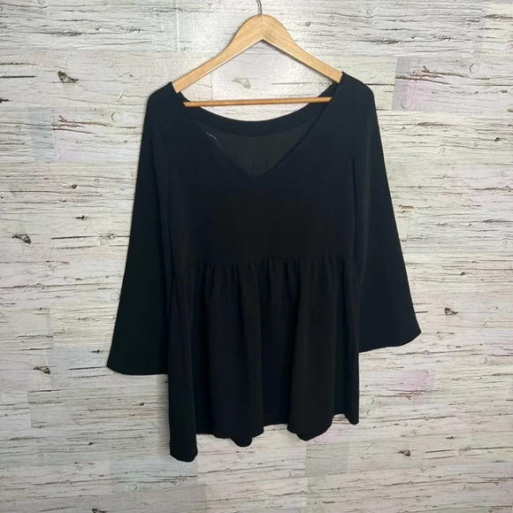 Elizabeth and James black dress size xs long sleeve - Picture 6 of 8